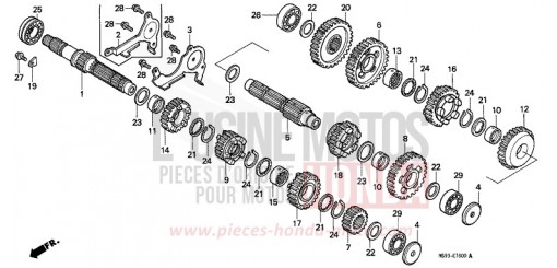 GETRIEBE NTV650P de 1993