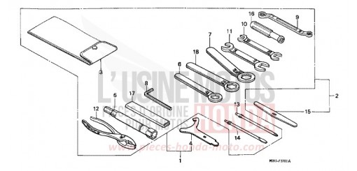 WERKZEUGE NTV650P de 1993