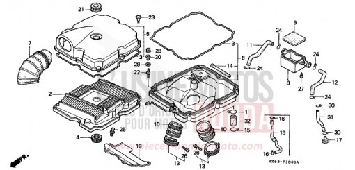 LUFTFILTER NTV650T de 1996