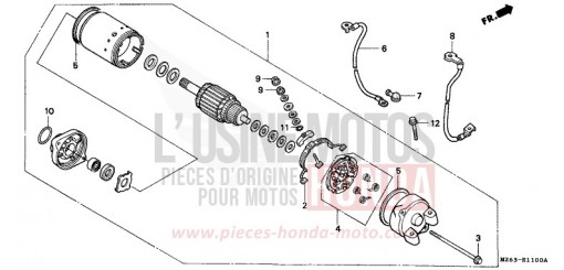 ANLASSER NTV650T de 1996