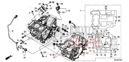 KURBELGEHAEUSE CMX500AK de 2019