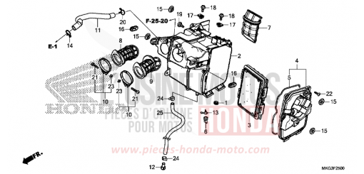 LUFTFILTER CMX500AK de 2019