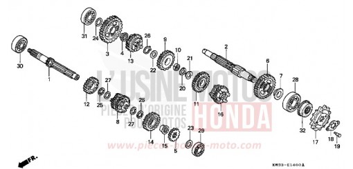 GETRIEBE NX2502L de 1990