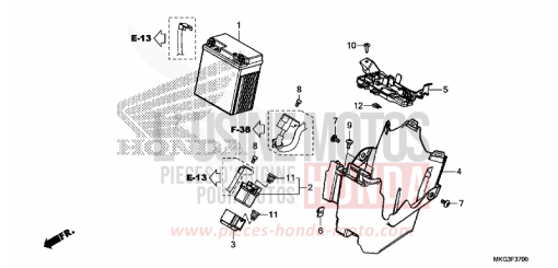 BATTERIE CMX500AK de 2019