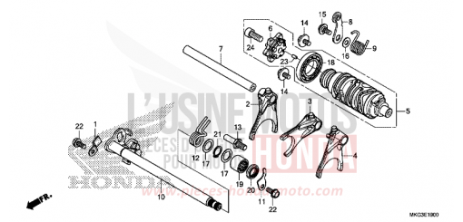 SCHALTTROMMEL CMX500AK de 2019