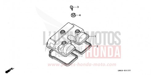 ZYLINDERKOPFDECKEL NX250K de 1989