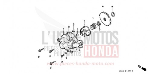 WASSERPUMPE NX250K de 1989