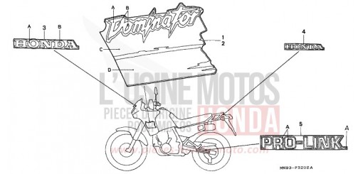 STREIFEN/MARKE NX6502L de 1990