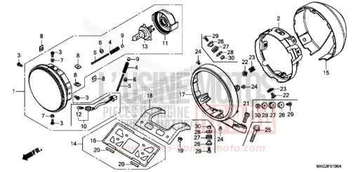SCHEINWERFER CMX500AK de 2019