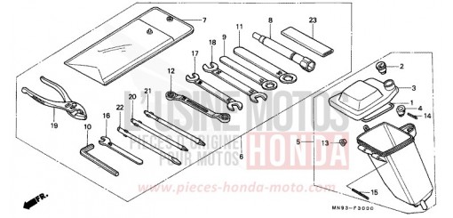 WERKZEUGE/WERKZEUGKASTEN NX650J de 1988
