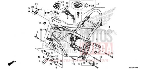 RAHMENKOERPER CMX500AK de 2019
