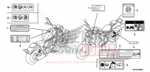 WARNETIKETT CMX500AK de 2019