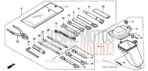WERKZEUGE/WERKZEUGKASTEN NX650N de 1992