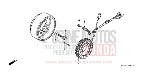 GENERATOR NX650R de 1994