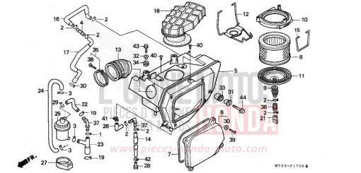 LUFTFILTER NX650R de 1994