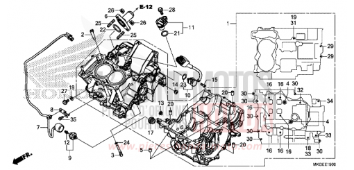 KURBELGEHAEUSE CMX500AL de 2020