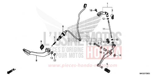 PEDAL CMX500AL de 2020