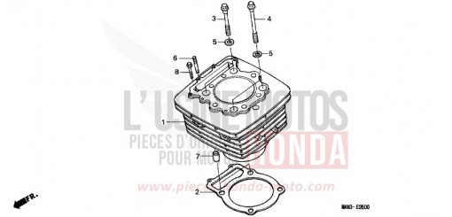 ZYLINDER NX650T de 1996