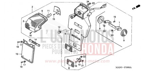 HECKLEUCHTE NX650V de 1997