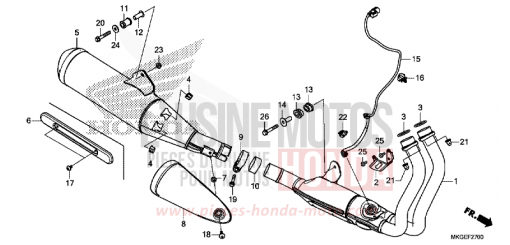 ABGAS-SCHALLDAEMPFER CMX500AL de 2020