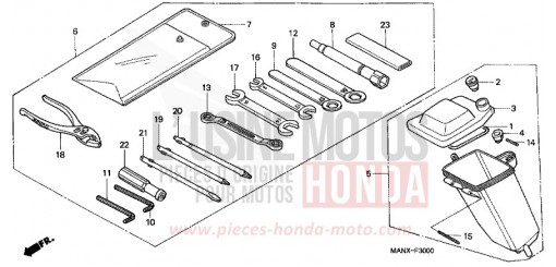 WERKZEUGE/WERKZEUGKASTEN NX650X de 1999