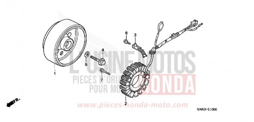 GENERATOR NX650X de 1999