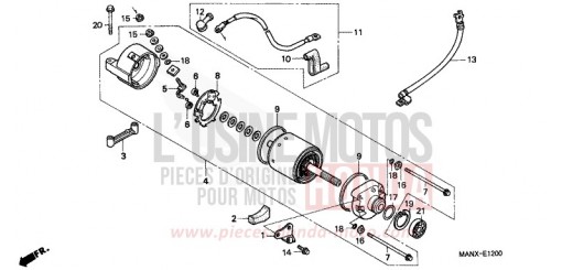 ANLASSER NX650X de 1999