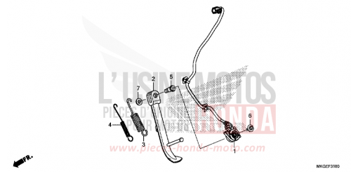 SEITENSTAENDER CMX500AL de 2020