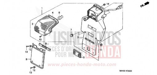 HECKLEUCHTE NX650X de 1999