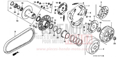 ABTRIEBSFLAECHE NH50MSL de 1990