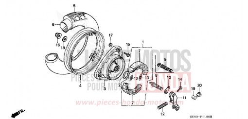 HINTERRAD NH50MSL de 1990