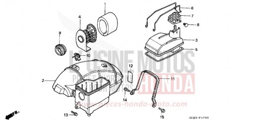 LUFTFILTER NH50MSL de 1990