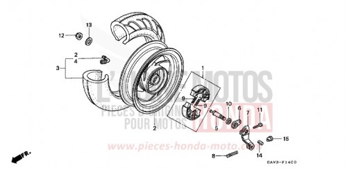 HINTERRAD SJ50S de 1995