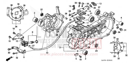 KURBELGEHAEUSE/OELPUMPE SJ50T de 1996