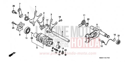 SCHALTTROMMEL SLR650V de 1997