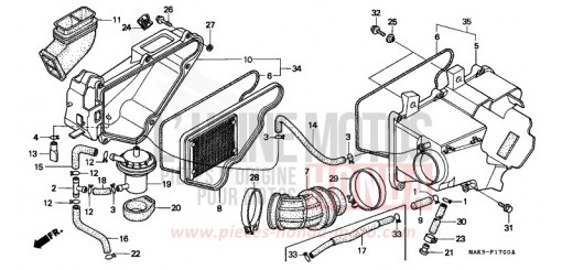 LUFTFILTER SLR650V de 1997