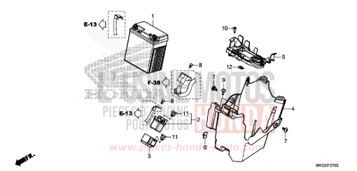 BATTERIE CMX500AN de 2022