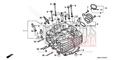 ZYLINDERKOPF SLR650V de 1997