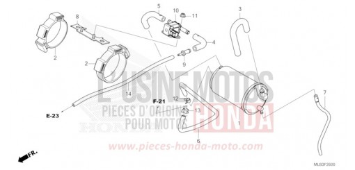 AKTIVKOHLEBEHAELTER CB750AP de 2023