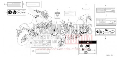 WARNETIKETT CB750AP de 2023