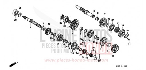 GETRIEBE SLR650V de 1997