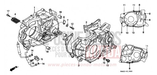 KURBELGEHAEUSE SLR650V de 1997