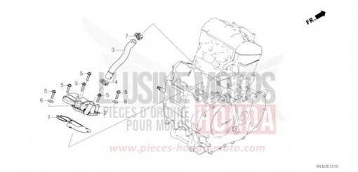 ENTLUEFTUNGSABDECKUNG CB750AP de 2023