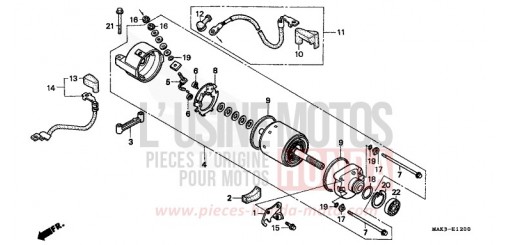 ANLASSER SLR650W de 1998