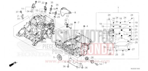 KURBELGEHAEUSE CB750AP de 2023