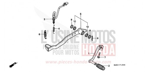 PEDAL SLR650W de 1998