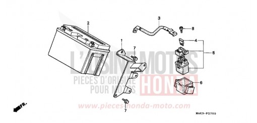 BATTERIE SLR650W de 1998