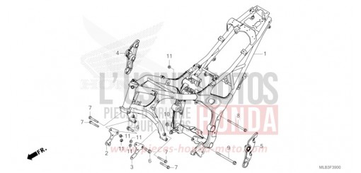 RAHMENKOERPER CB750AP de 2023