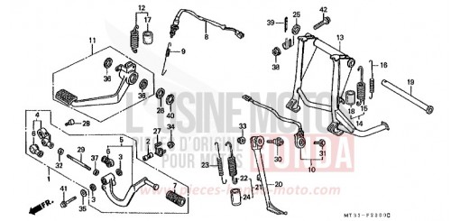 PLATTE/STAENDER ST1100AN de 1992