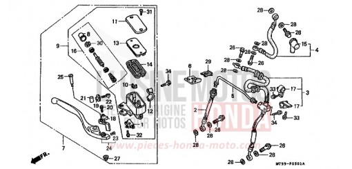 VORDERRADBREMSE ST1100AN de 1992